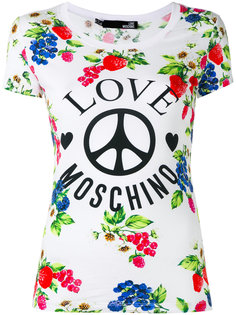 футболка с рисунком Love Moschino