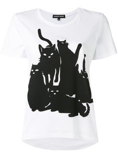 футболка с принтом кошек Markus Lupfer