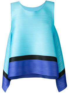 топ со складками без рукавов  Pleats Please By Issey Miyake