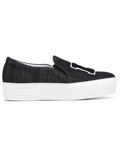 LA denim slip-on sneakers Joshua Sanders