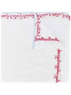 embroidered scarf Faliero Sarti