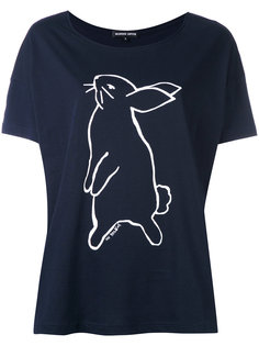 футболка с принтом кролика  Markus Lupfer