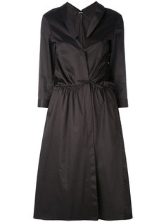 платье-рубашка с запахом Jil Sander Navy
