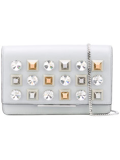 jewel embellished shoulder bag Fendi