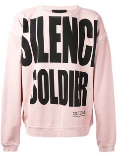 Silence Soldier sweatshirt Haider Ackermann