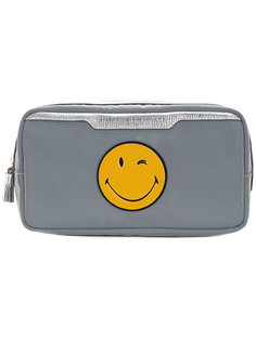 wink-face make-up bag Anya Hindmarch