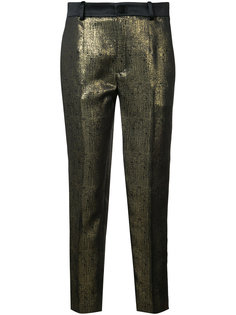 metallic straight-leg trousers Lanvin