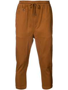 cropped drawstring trousers Publish