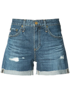 distressed denim shorts  Ag Jeans