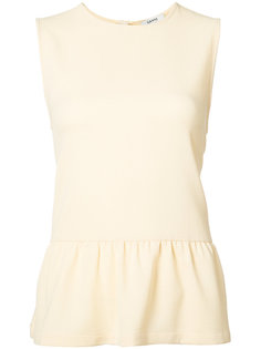 flared hem tank Ganni