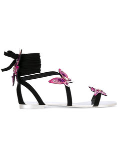 сандалии Estelle с бабочками Giuseppe Zanotti Design