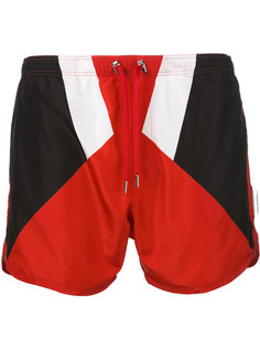 colour block swim shorts Neil Barrett
