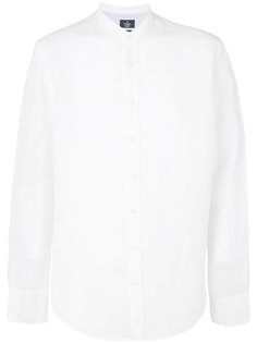 однотонная рубашка Hackett