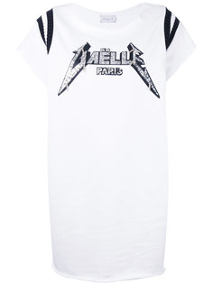платье-футболка с логотипом металлик Gaelle Bonheur