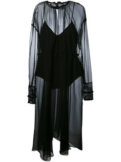 sheer high neck dress Magda Butrym