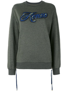 logo print sweatshirt Kenzo