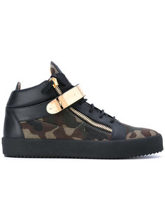 camouflage Coby hi-top trainers Giuseppe Zanotti Design