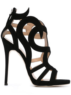 swirl caged heel sandals Giuseppe Zanotti Design