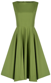 Зеленое платье La Reine Blanche