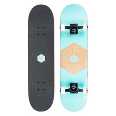 Скейтборд в сборе Quiksilver Street Skateboard 78 Turquoise Blue Topaz