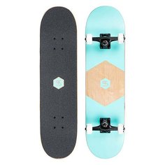 Скейтборд в сборе Quiksilver Street Skateboard 78 Turquoise Blue Topaz