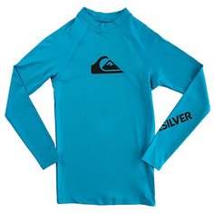 Гидрофутболка детская Quiksilver All Time Boy Ls Blue Danube