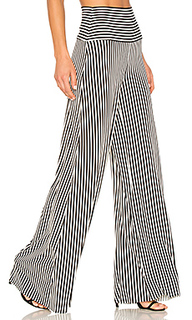 Vertical stripe elephant pant - Norma Kamali