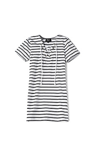 Lace up tee dress - Bardot Junior