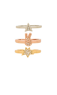 Charm ring set - Rebecca Minkoff
