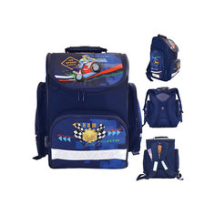 Ранец школьный JOY COLLECTION Motorbike Tiger Family