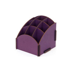 Органайзер на стол 9 ячеек фиолетовый, Homsu