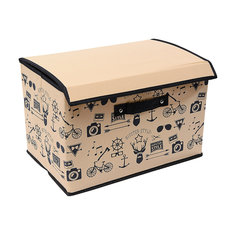 Коробка с крышкой большая (38*25*25) Hipster Style, Homsu