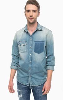 Рубашка из денима на кнопках Pepe Jeans