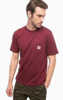 Хлопковая футболка с нагрудным карманом Carhartt WIP