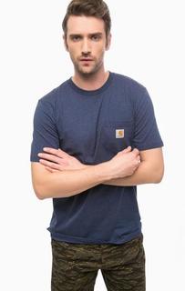 Хлопковая футболка с нагрудным карманом Carhartt WIP