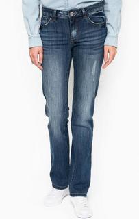 Прямые джинсы с потертостями More & More