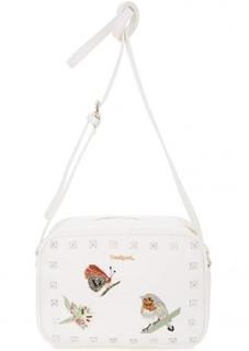 Маленькая сумка через плечо с яркой вышивкой Desigual