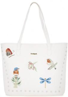 Сумка на молнии с вышивкой Desigual