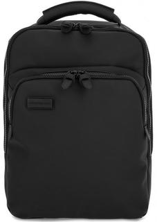 Черный рюкзак с отделениями для ноутбука и планшета Mandarina Duck