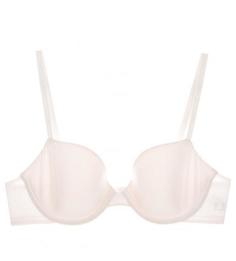 Бежево-розовый бюстгальтер с твердой чашкой Dkny