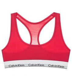 Спортивный бюстгальтер цвета фуксии Calvin Klein