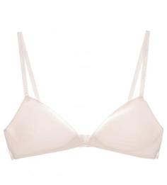 Бежево-розовый бюстгальтер с мягкой чашкой Dkny