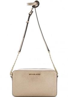 Маленькая золотистая сумка через плечо Michael Michael Kors