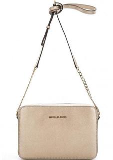 Маленькая золотистая сумка на молнии Michael Michael Kors