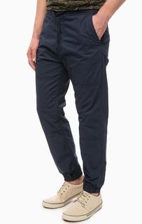 Синие хлопковые брюки на молнии Carhartt WIP