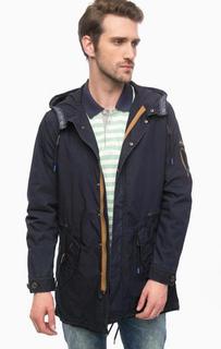 Синяя хлопковая парка Pepe Jeans