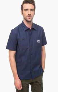 Плотная синяя рубашка с нагрудными карманами Carhartt WIP