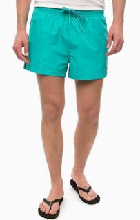 Бирюзовые купальные шорты Calvin Klein