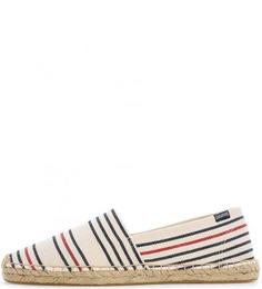 Текстильные эспадрильи в полоску Soludos