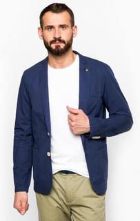 Синий пиджак из хлопка Scotch&Soda